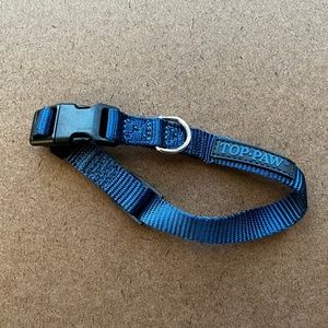 NWOT Top Paw Adjustable Signature Dog Collar (Navy)